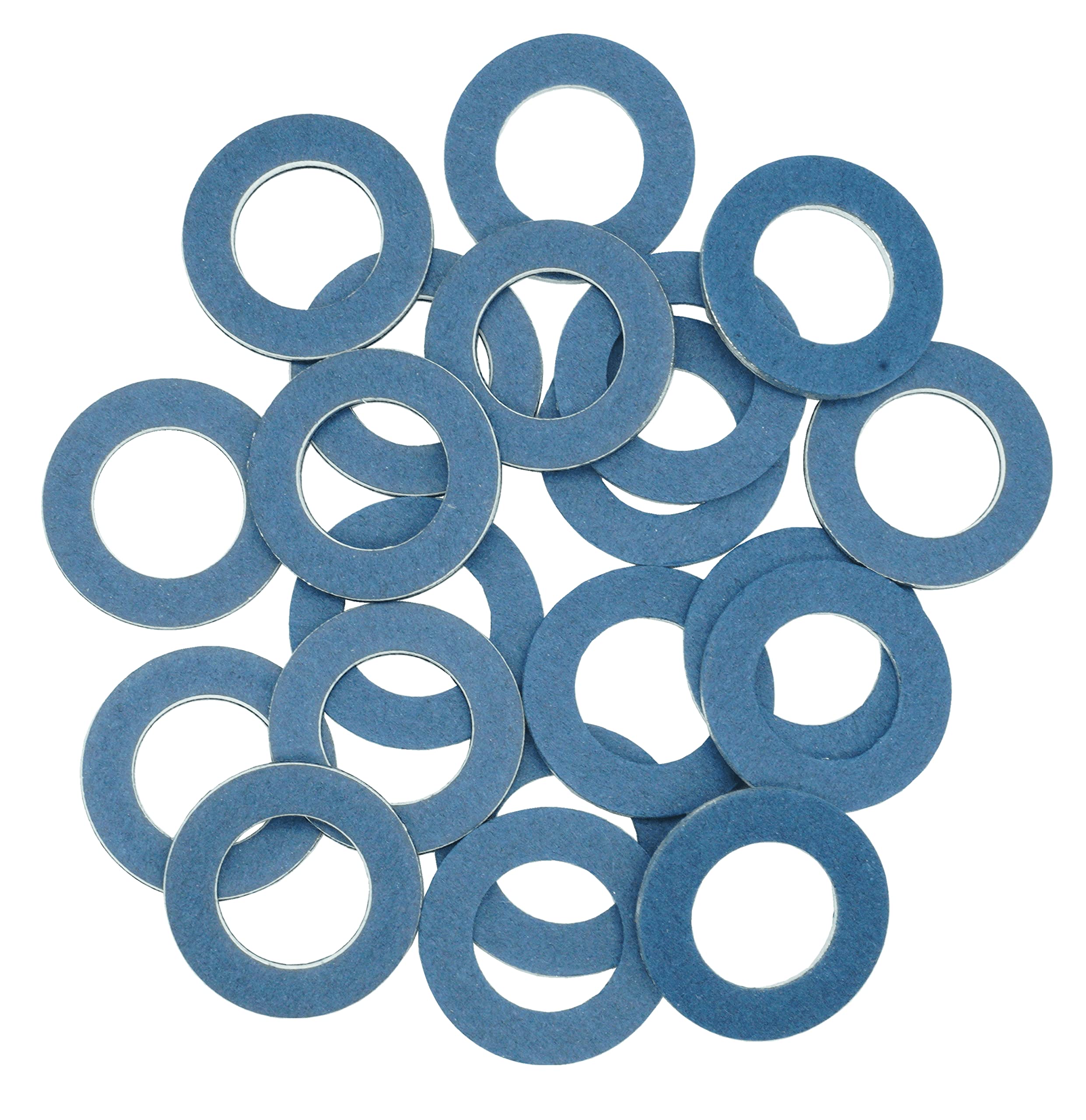 Dsnaduo 20 PCS Aluminum Drain Plug Gasket, Fits M12 Replace 095